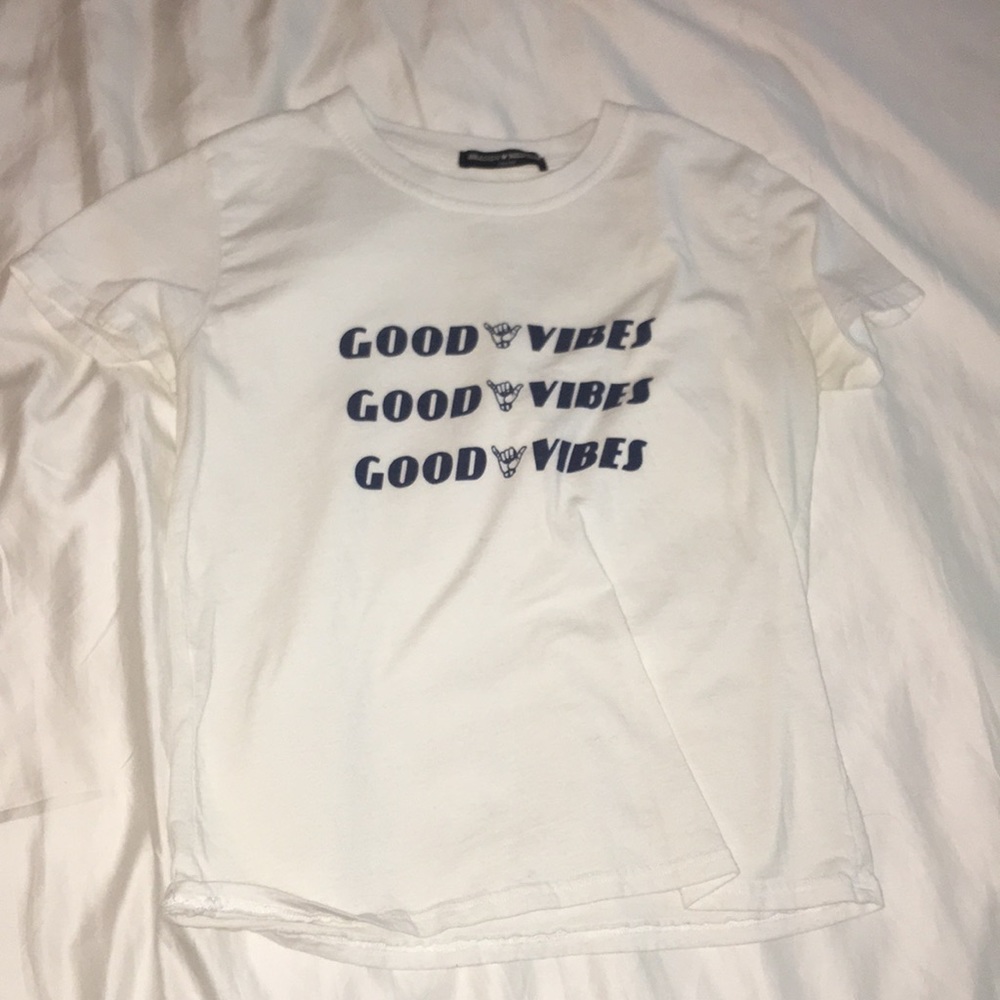 Good vibes crop top